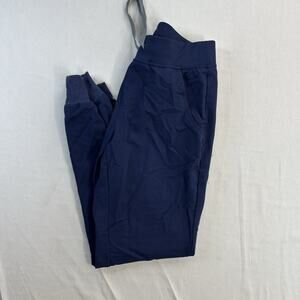 FIGS Technical Collection Zamora Jogger Scrub Pants Womens XS Navy Blue